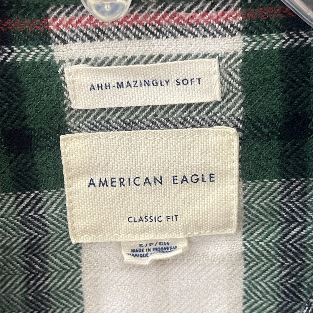American Eagle Ahh-Mazingly Soft Plaid Flannel Bu… - image 5